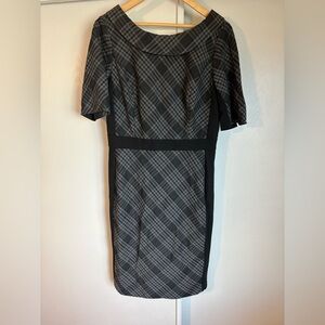 White House|Black Market Plaid Sheath Dress